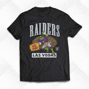 TMNT Donatello X Las Vegas Raiders Retro Crossover Fan Collector Classic Game 05